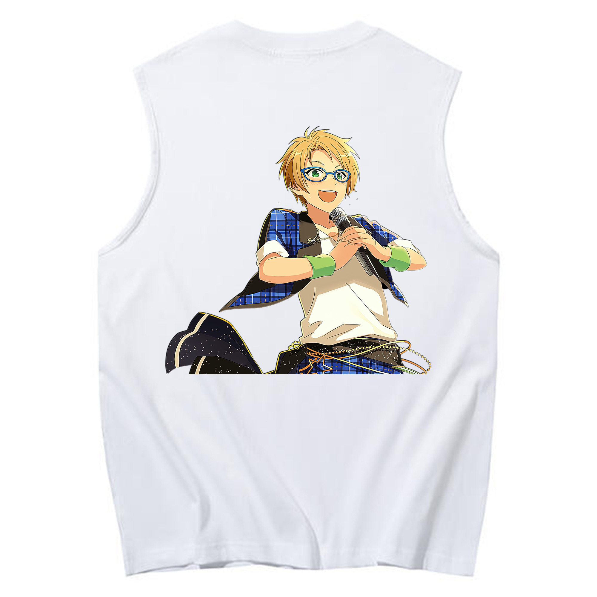 （画像用） あんさんぶるスターズ! Ensemble Stars コットン100％タンクトップ（背面プリント）