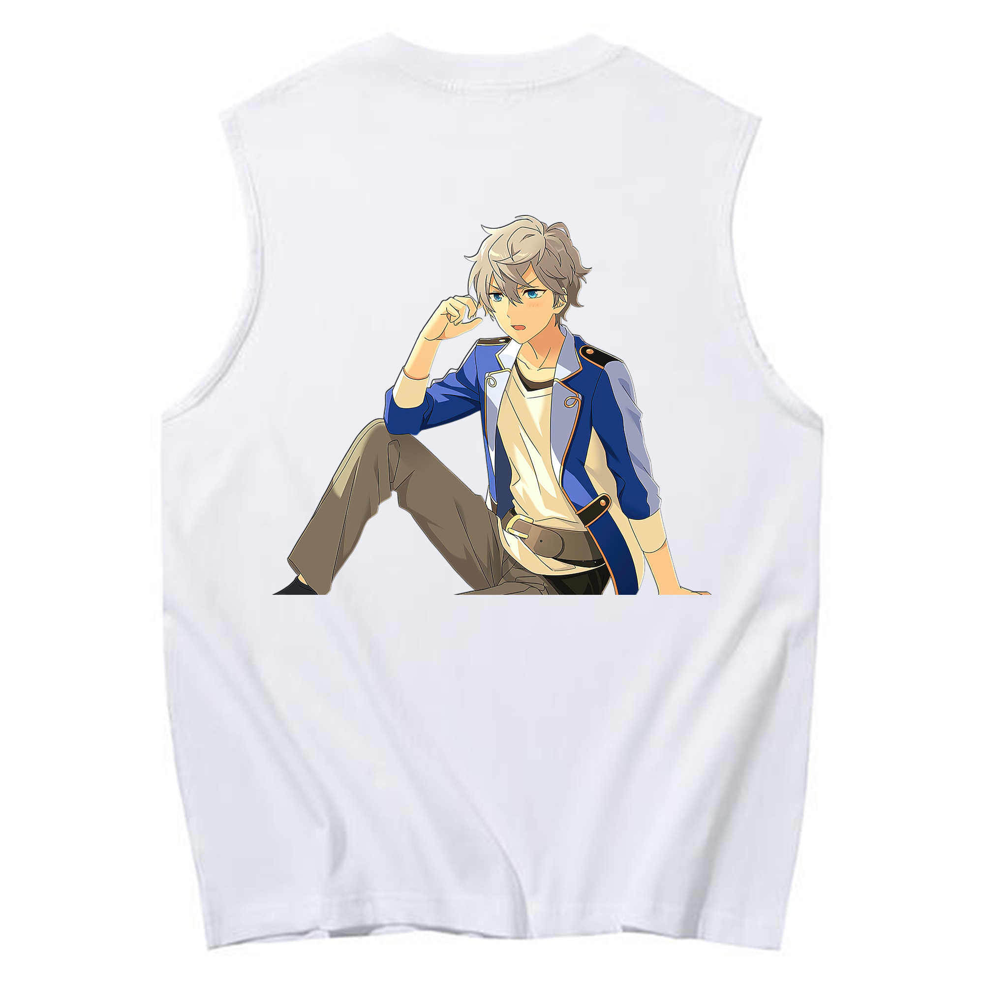 （画像用） あんさんぶるスターズ! Ensemble Stars コットン100％タンクトップ（背面プリント）