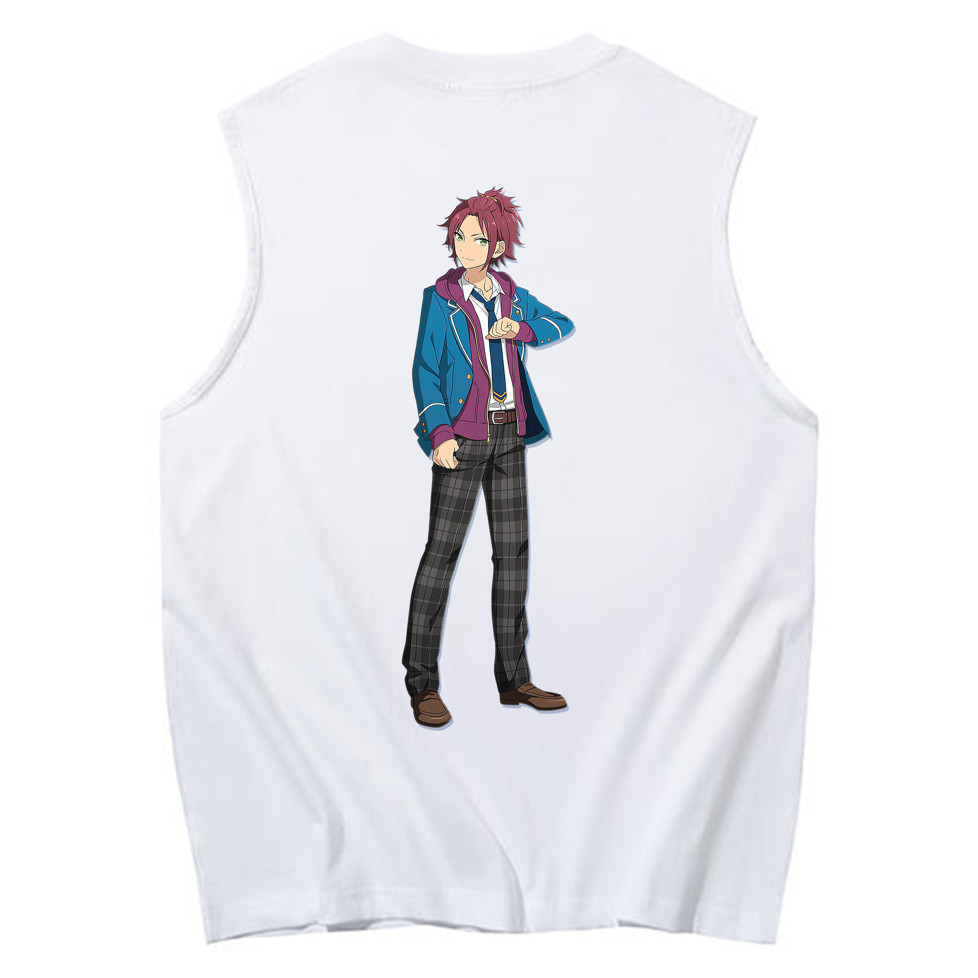 （画像用） あんさんぶるスターズ! Ensemble Stars コットン100％タンクトップ（背面プリント）