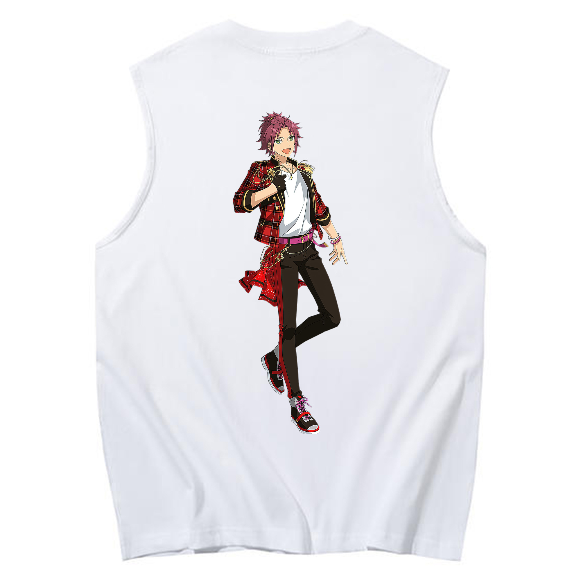 （画像用） あんさんぶるスターズ! Ensemble Stars コットン100％タンクトップ（背面プリント）