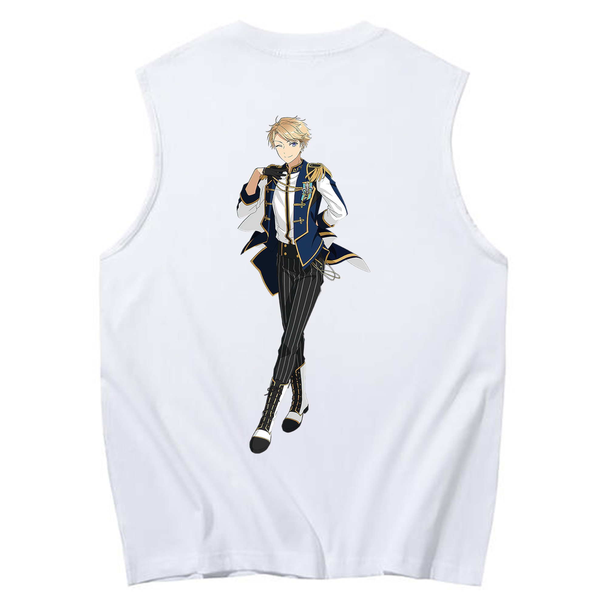 （画像用） あんさんぶるスターズ! Ensemble Stars コットン100％タンクトップ（背面プリント）