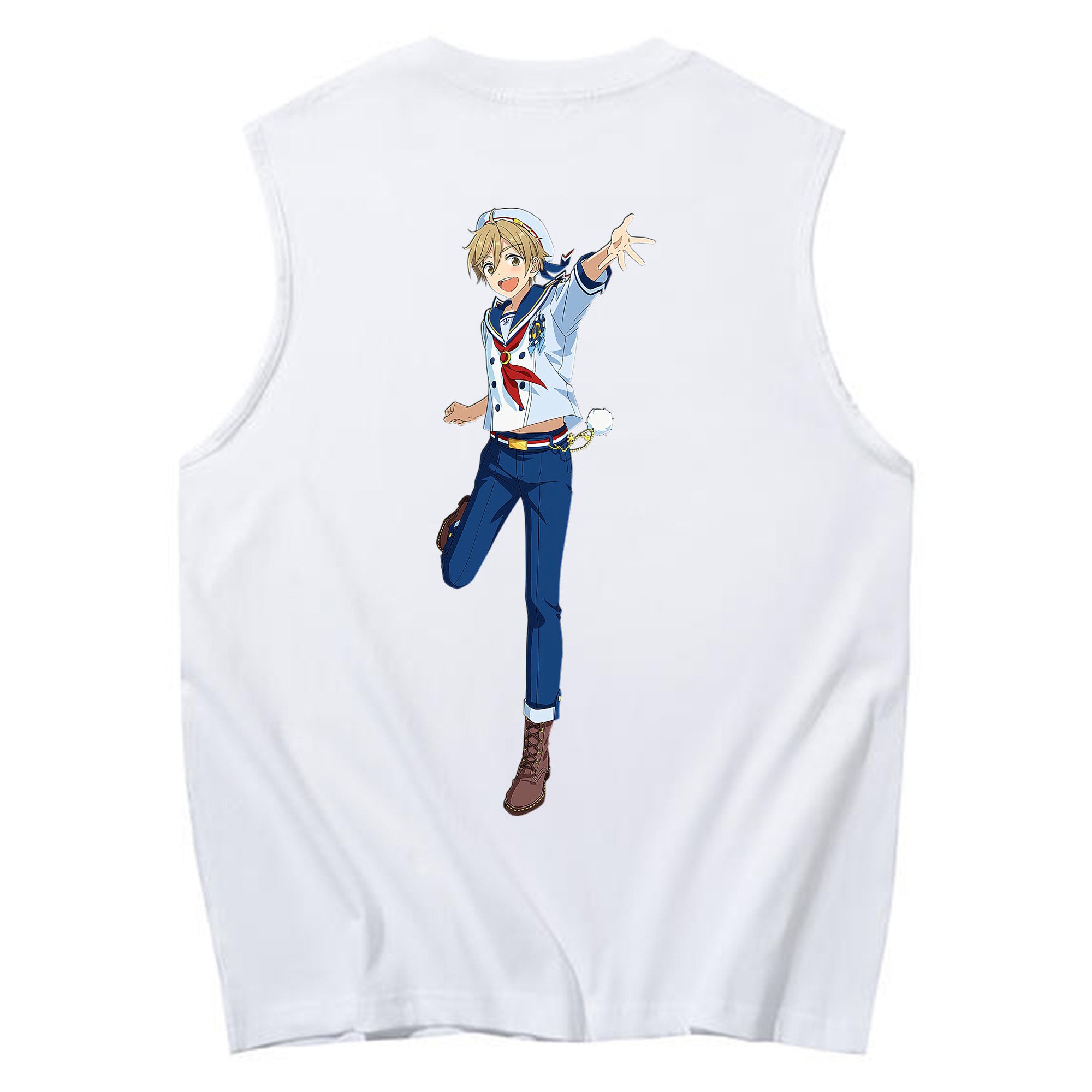 （画像用） あんさんぶるスターズ! Ensemble Stars コットン100％タンクトップ（背面プリント）