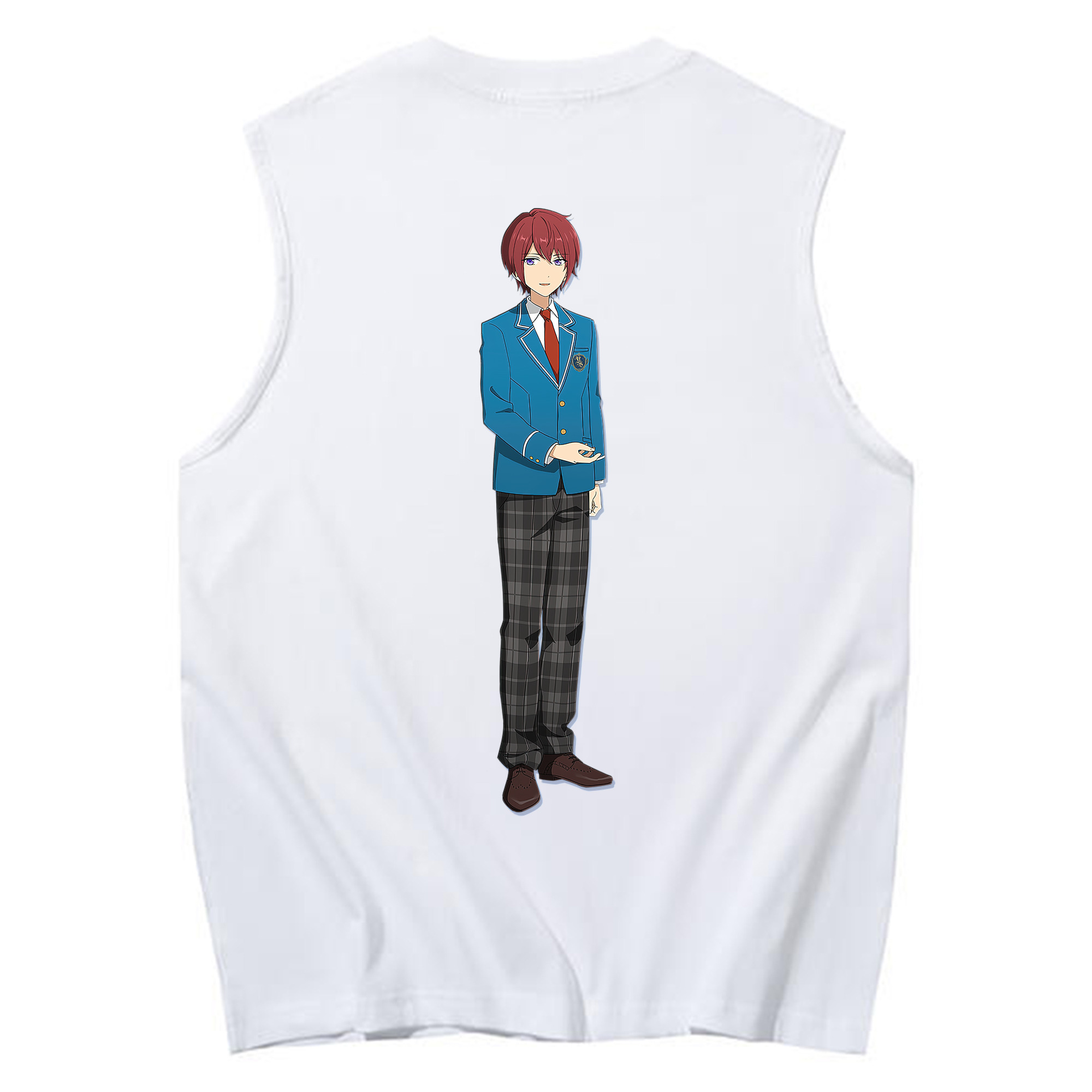 （画像用） あんさんぶるスターズ! Ensemble Stars コットン100％タンクトップ（背面プリント）