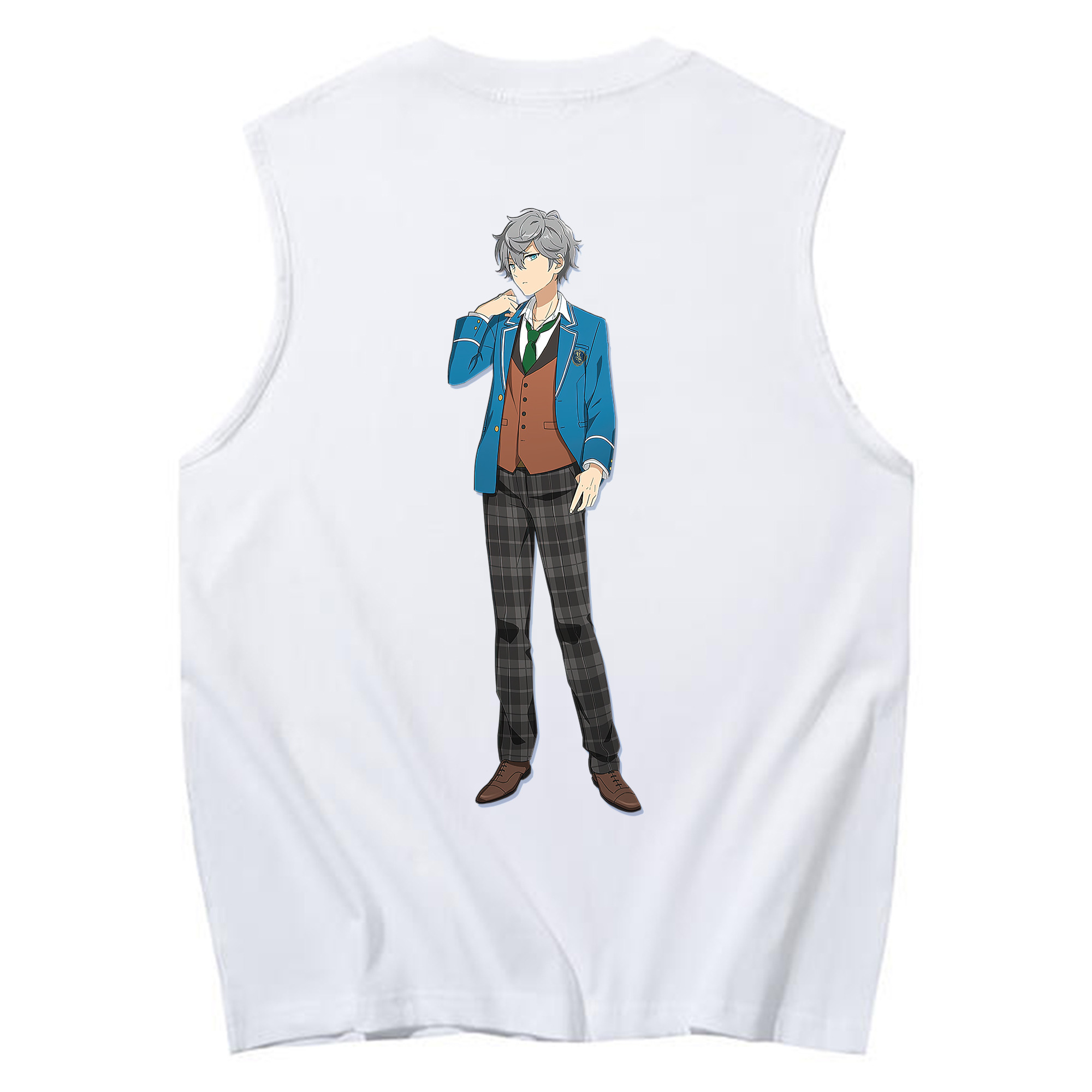 （画像用） あんさんぶるスターズ! Ensemble Stars コットン100％タンクトップ（背面プリント）