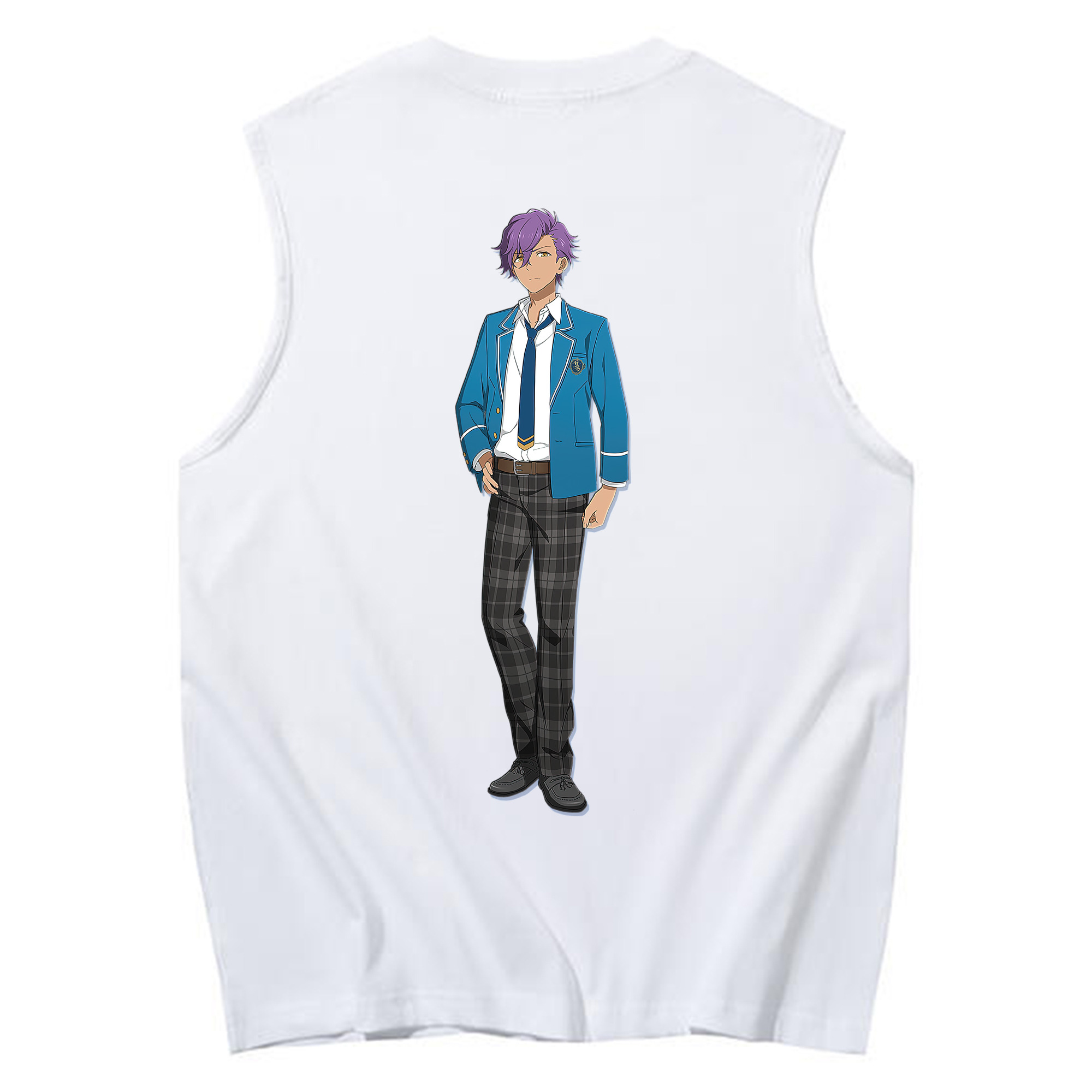 （画像用） あんさんぶるスターズ! Ensemble Stars コットン100％タンクトップ（背面プリント）