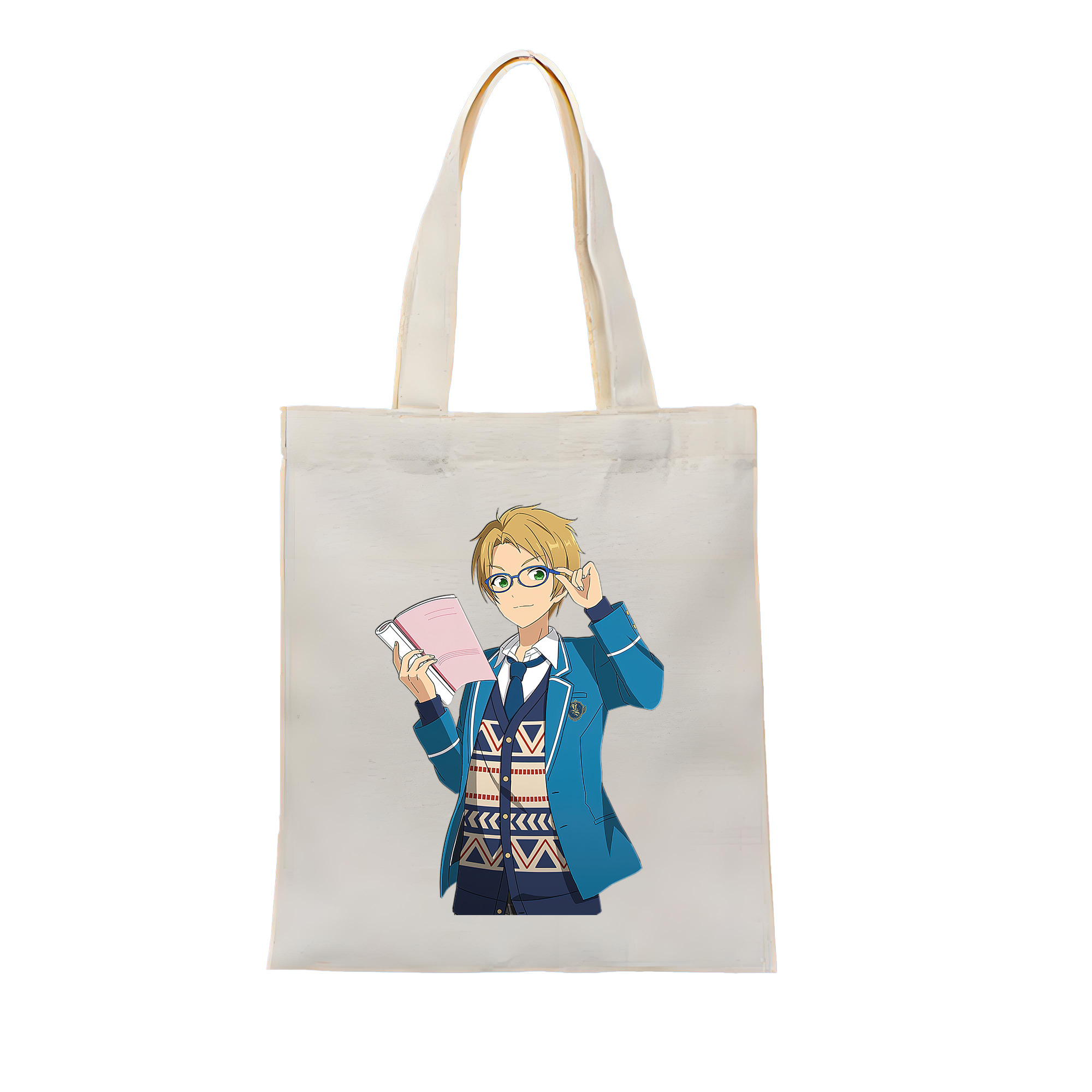 （画像用） あんさんぶるスターズ! Ensemble Stars 縦型キャンバス生地手提げバッグ　トートバッグ