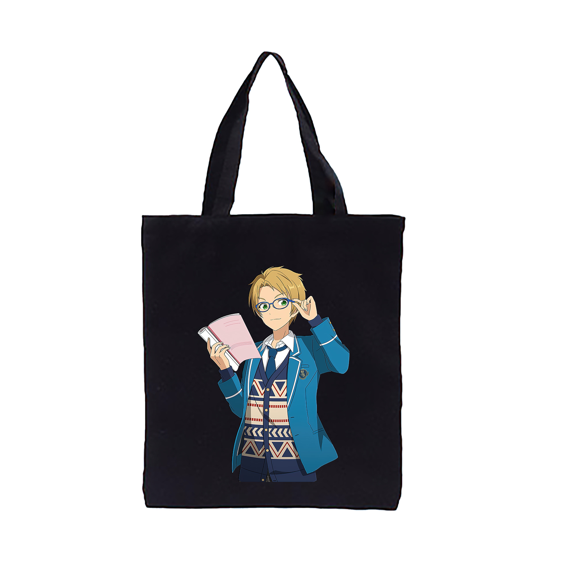（画像用） あんさんぶるスターズ! Ensemble Stars 縦型キャンバス生地手提げバッグ　トートバッグ